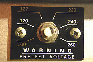 Amplifier Voltage Setting